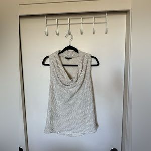 Drew M Knit Cowl Neck Sleeveless Sweater Tank